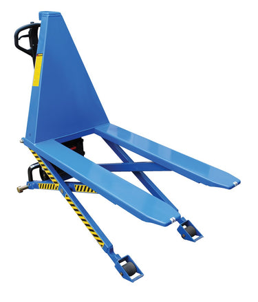 Steel Dual Power Tote Lifter Charger 67 In. x 26-3/4 In. x 50-1/2 In. 2200 Lb. Capacity Blue